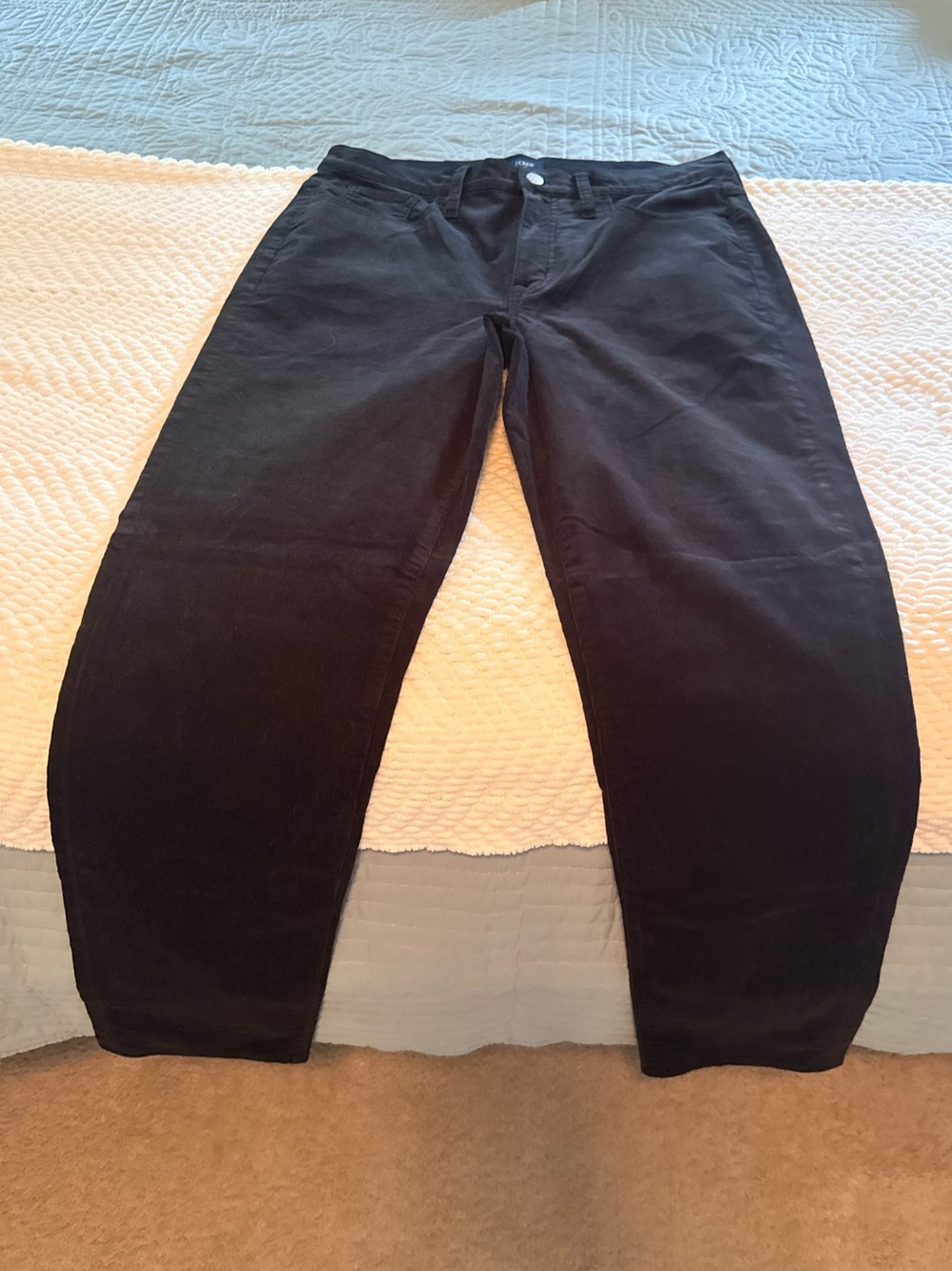 J Crew Women’s (Tall) Black Corduroy Pants